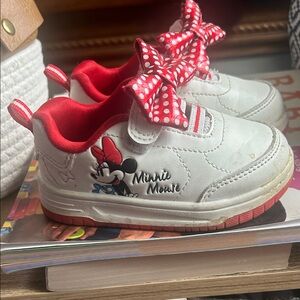 Disney Minnie Mouse Kids Sneakers - Red & White